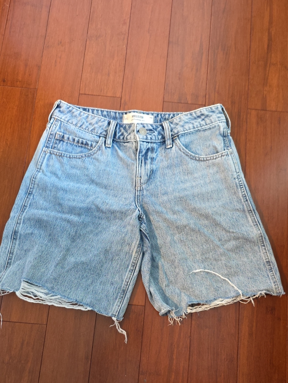 Hollister Light Blue Low-Rise Baggy Jeans